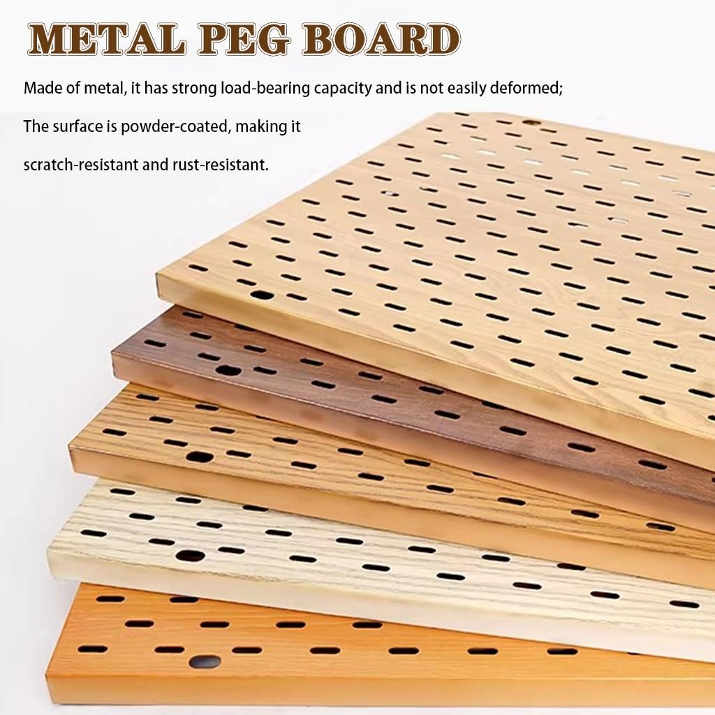 4er-Set Garagen Werkzeugaufbewahrungs Pegboard, Gaming Zimmer Ausrüstungsregal, Wandmontage(D)