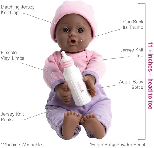 Miniatura 37 de Adora Sweet Baby Boy Peanut muñeco de bebé lavable a máquina, exclusivo de Yaxa, para niños mayores de 1 año