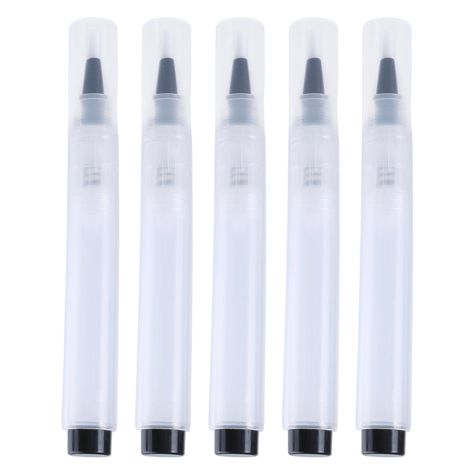 Yhplxyuus 5 Pack Furniture And Wall Restorations Paint Brush Fillable Paint Applicator With Refillable Container Fit For Various Surfaces Renovations Brush