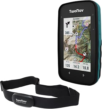 GPS Cross Plus + Heart Rate Monitor - Multisport Bicycle Cycling MTB Hiking Trekking/Compact and Light/Screen 3.2" / Autonomy 20 h/Memory 32 GB/Topo map included
