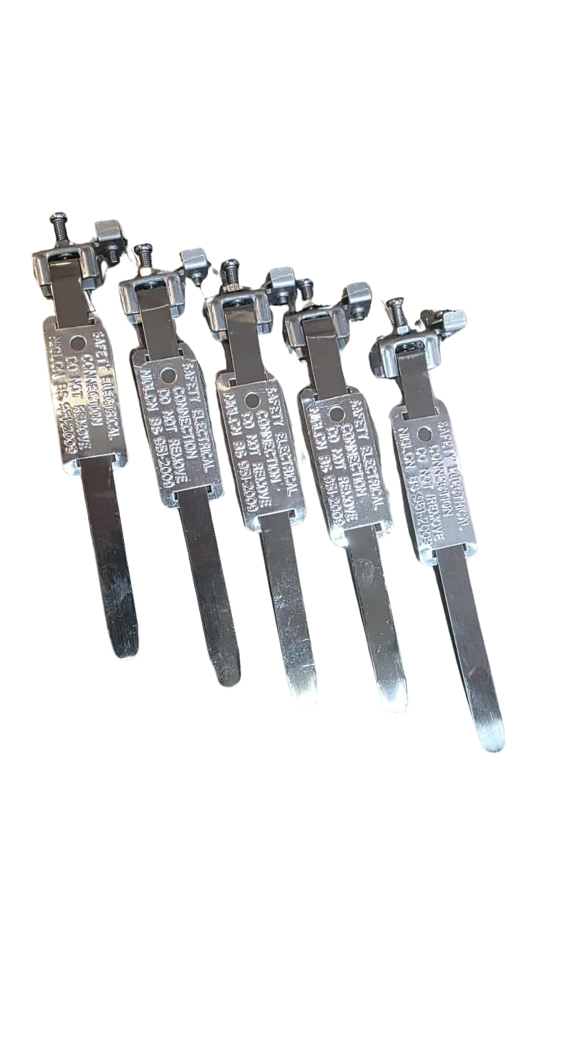 EC14 Adjustable Earth Bonding Clamp | 12-32mm Pipe Size | Pack of 5 | Indoor Use