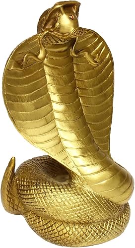 Miniatura 1 de BRABUD BS055 - Estatuas de serpientes de cobra de latón hechas a mano chinas para decoración del hogar, regalo coleccionable BS055
