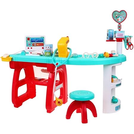 Bsd Kinder Rollenspiel Doktorspielset Arzt Spielset Fur Kinder Doktor Tisch Mit Medizinisches Werkzeuge Und Zubehor Amazon De Spielzeug