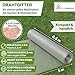 TTL GARDEN 50cm x 5m Drahtgitter feinmaschig rostfrei verzinkt 6,3mm Masche 0,55 mm Draht Stärke - auf Rolle Maschendraht Volierendraht Hasendraht Wühlmausgitter 5m x 0,5m breit 6,3 mm Maschenweite