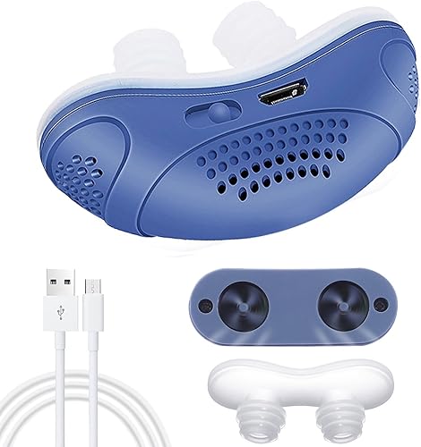 Dispositivos antironquidos, cómoda máquina de roncar de parada de velocidad variable con doble corriente Eddy, ayuda ajustable para dormir reducción