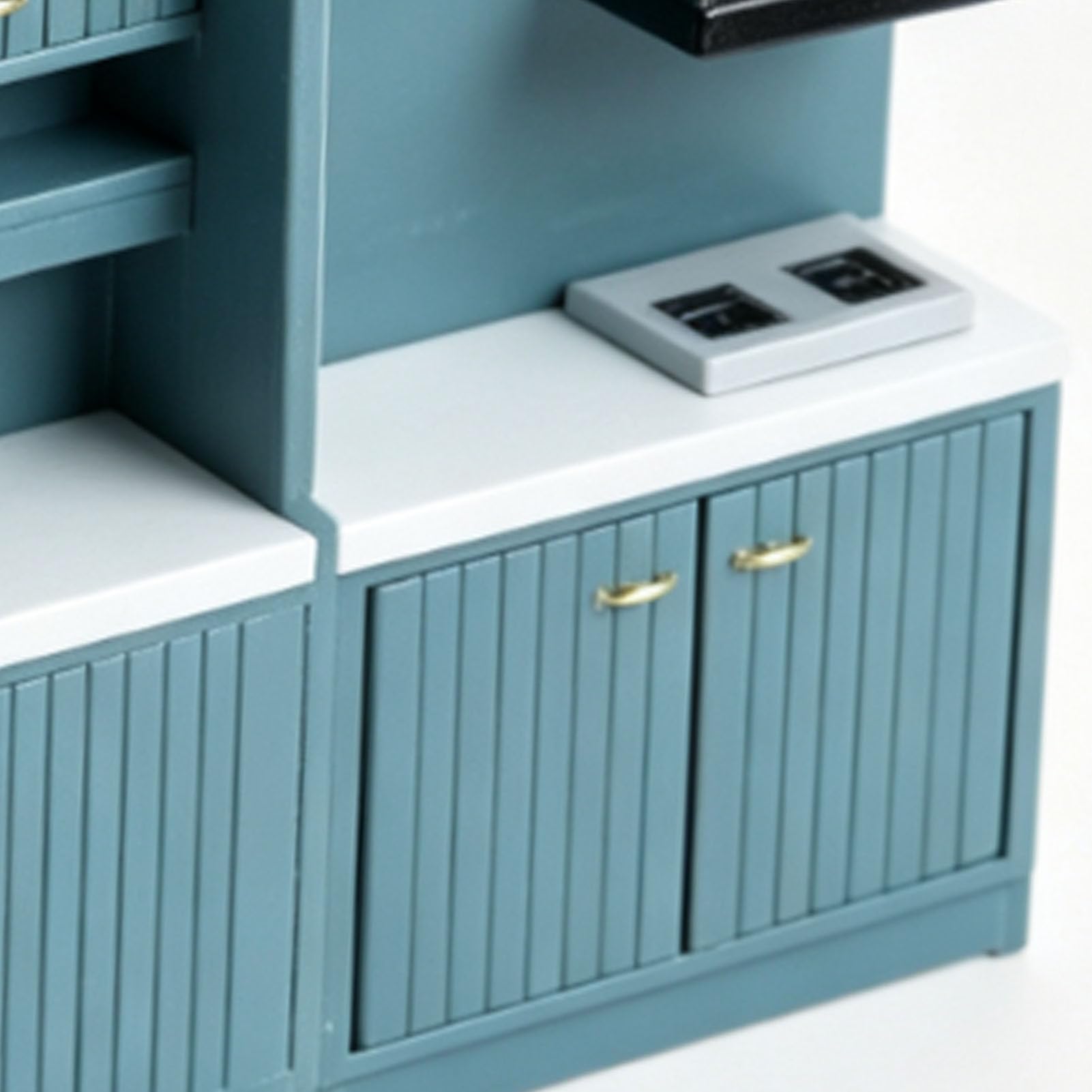 Cosiki Miniature Kitchen Cabinet 1:12 Scale Durable