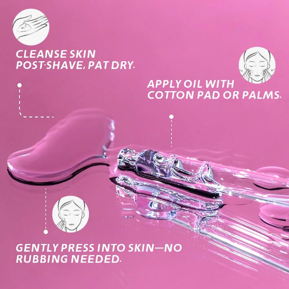 2PCS Smooth Donut After Shave Oil, Soft Serve After Shave Oil, Moisturizing Hair Shaving Care for All Skin Type
