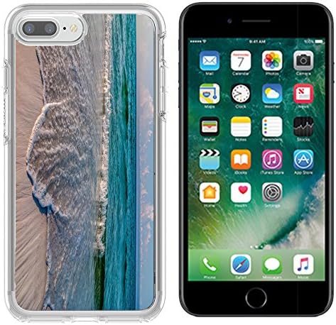 MSD Apple iPhone 7 plus/iPhone 8 plus Clear case Soft TPU Rubber Silicone Bumper Snap Cases iPhone7 plus/8 plus IMAGE ID: 20485260 beach and tropical sea scene at gulf of mexico florida side