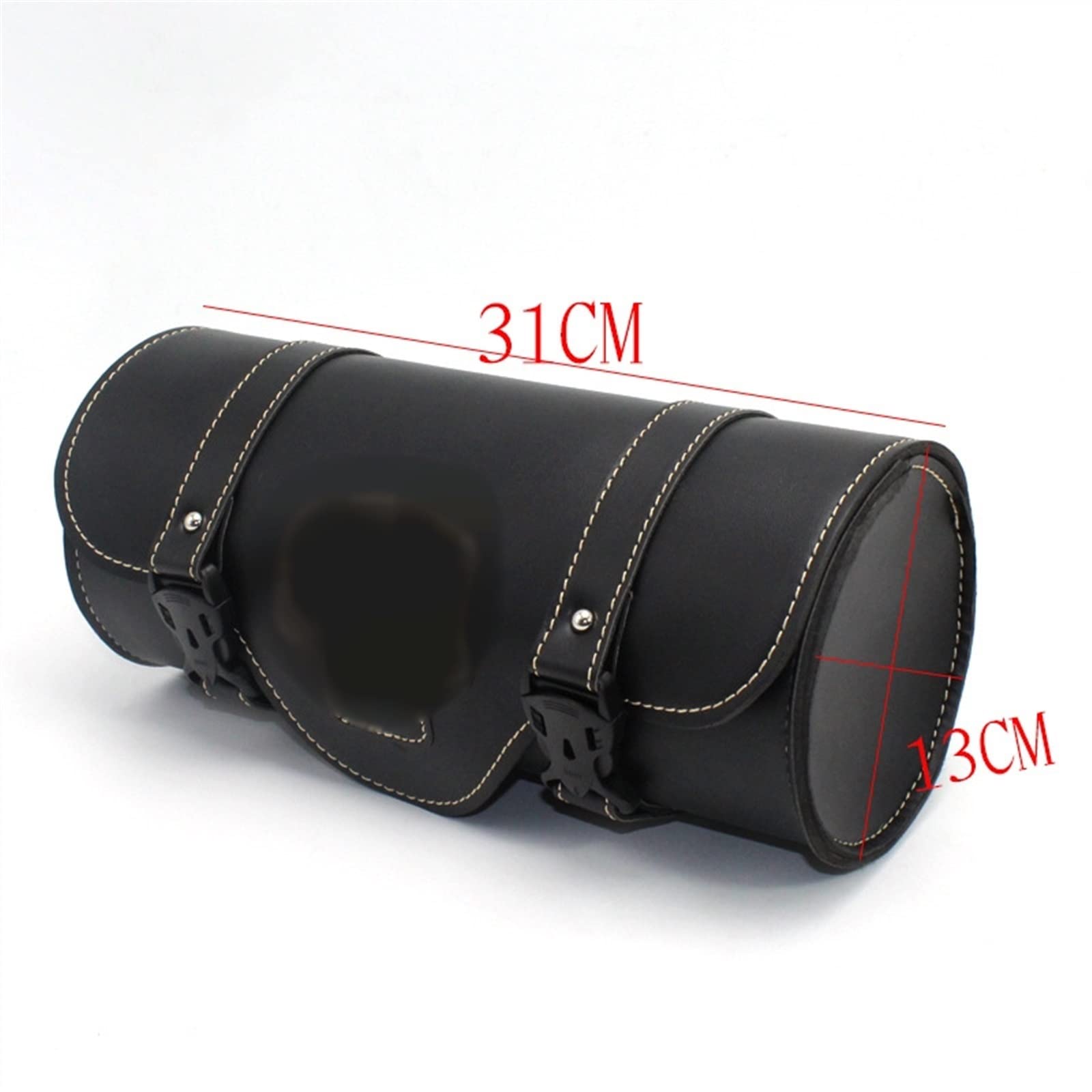 Pochette de Voyage Sac À Outils De Moto Guidon Baril Rouleau Pochette Rangement Avant Arrière Noir