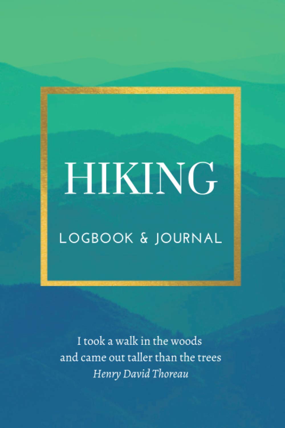 Hiking Logbook & Journal (Blue & Green)