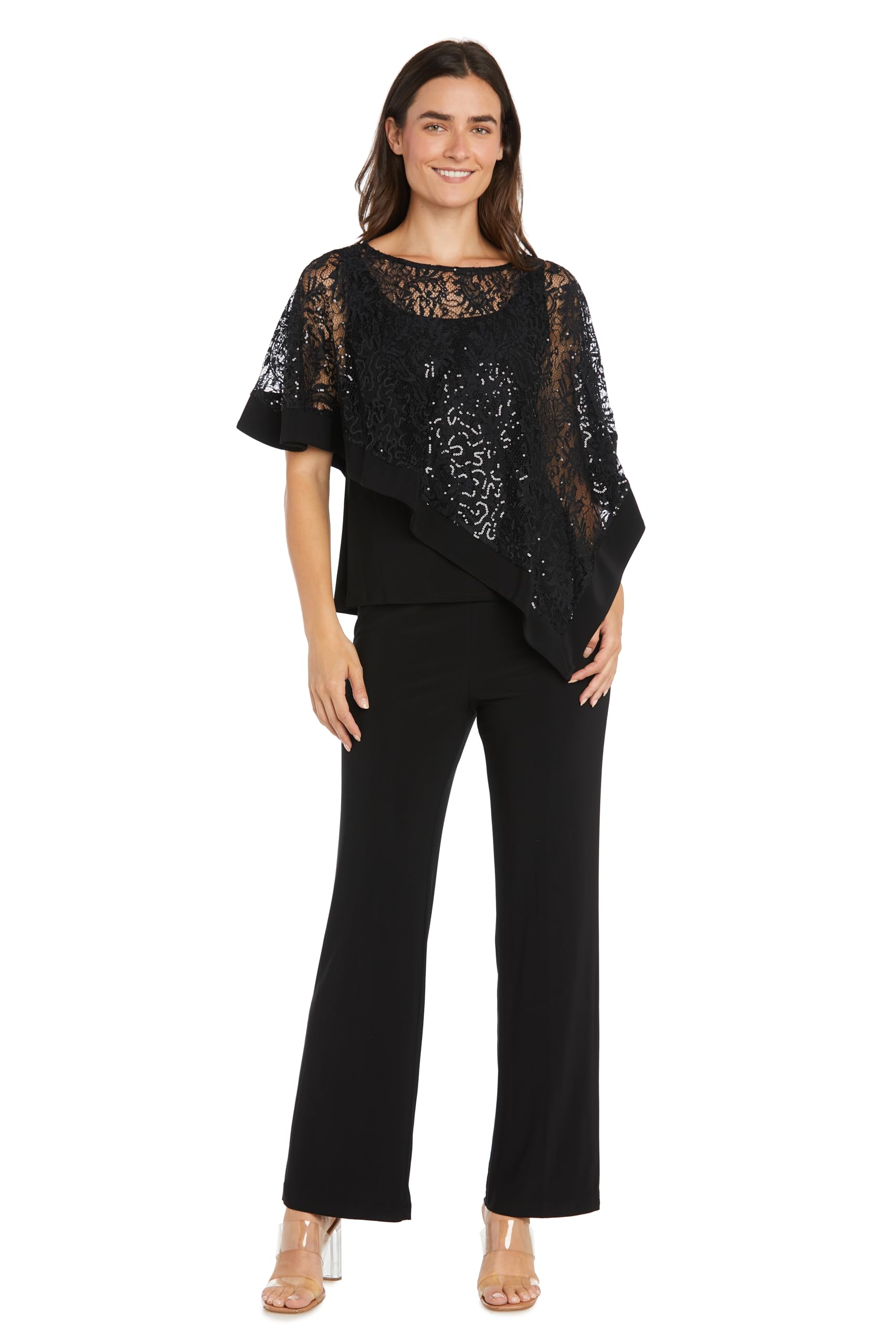 R M Richards Womens Twilight Sparkle Lace Set