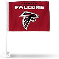 Vista 40 de Rico Industries NFL Double Sided Car Flag - 16" x 19" - Strong Pole That Hooks onto Car/Truck/Automobile