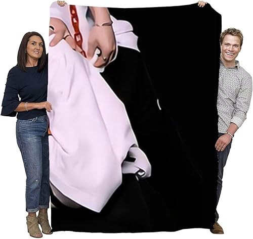 Miniatura 4 de Manta estampada de franela súper suave y cómoda para sofá o dormitorio, F 50 x 60 pulgadas