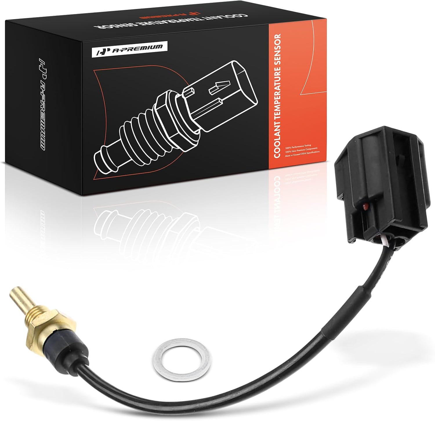 A-Premium Engine Coolant Temperature Sensor Compatible with Volvo C70 1998-2001 S40/V40 2000-2002 S60 2001-2002 S70 1999-2000 V70 1999-2002