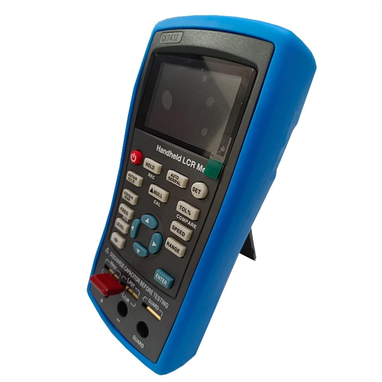 Probador de Condensadores, Medidor LCR portátil CKT431 Instrumento de Prueba de componentes ESR CKT431 CKT432 CKT433(CKT431 (10KHz))