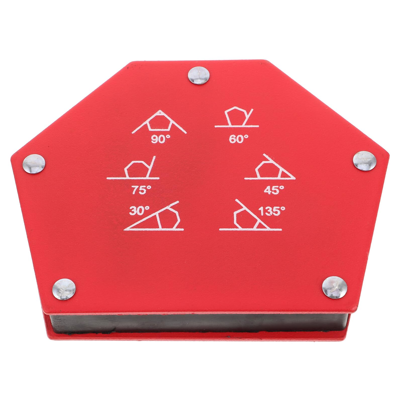 Operitacx 33kg Accesorio De Soldadura Magnética Abrazadera Angular De Soporte Para Soldadura Manual Herramienta De Posicionamiento Multiángulo