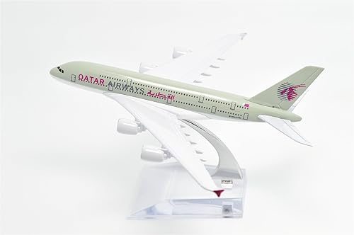 Miniatura 9 de TANG DYNASTY (TM) 1:400 6.3 in Autobús A380 Qatar Airways Avión Metal Avión Modelo Avión Avión Juguete Modelo