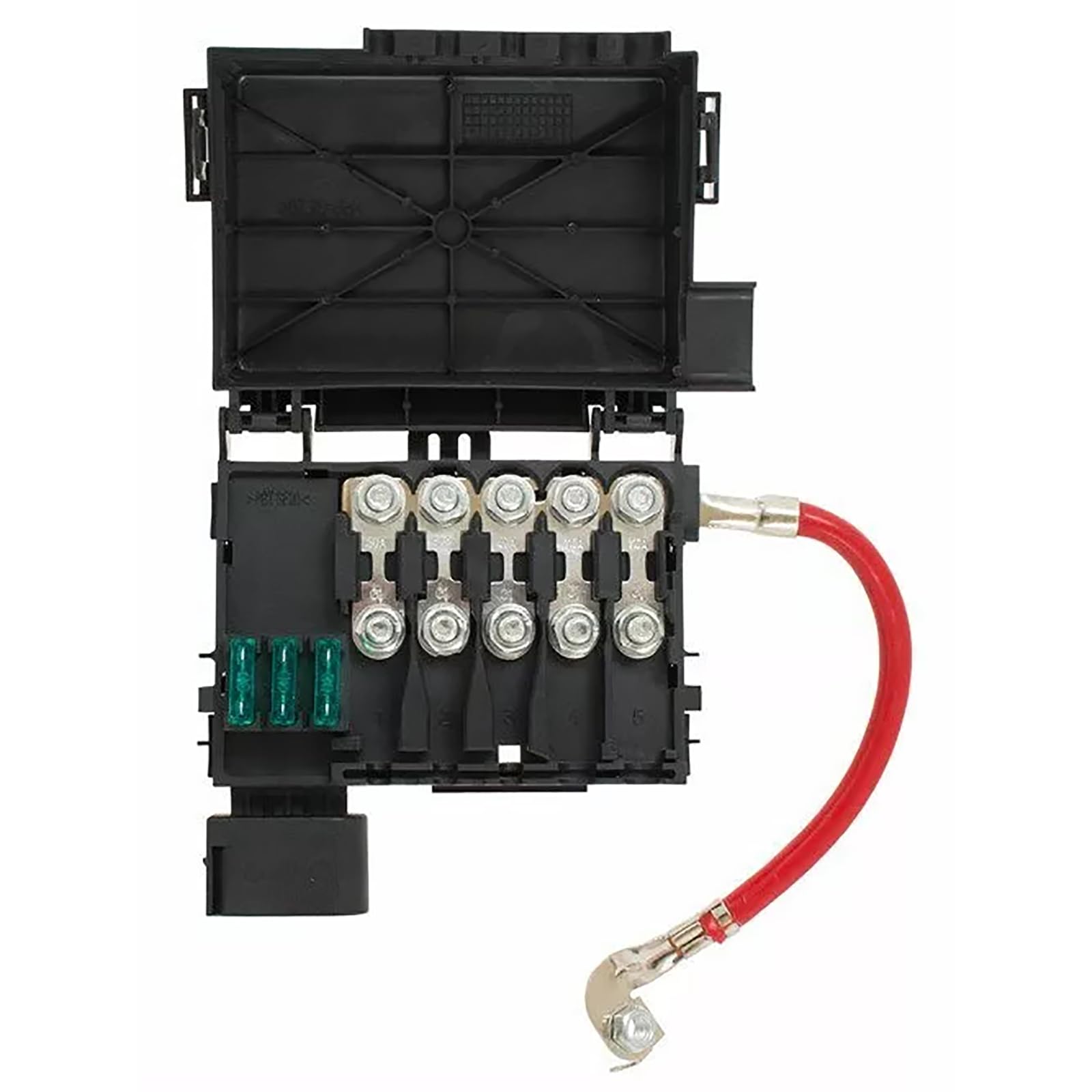 Scatola dei fusibili per batteria, morsetto per batteria, scatola dei fusibili per batteria, scatola di sicurezza per batteria per VW Sharan 7M Seat Alhambra Ford Galaxy 7M3937548 MK4