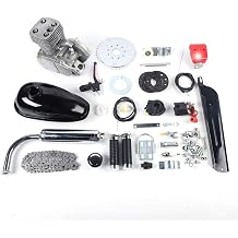 100CC Motorized Bicycle Engine Kit, Bicycle Motor Kit, Petrol Gas Motor Engine Kit with Air-Cooling, Bike Kit for Most 26" / 28" Motorcycles