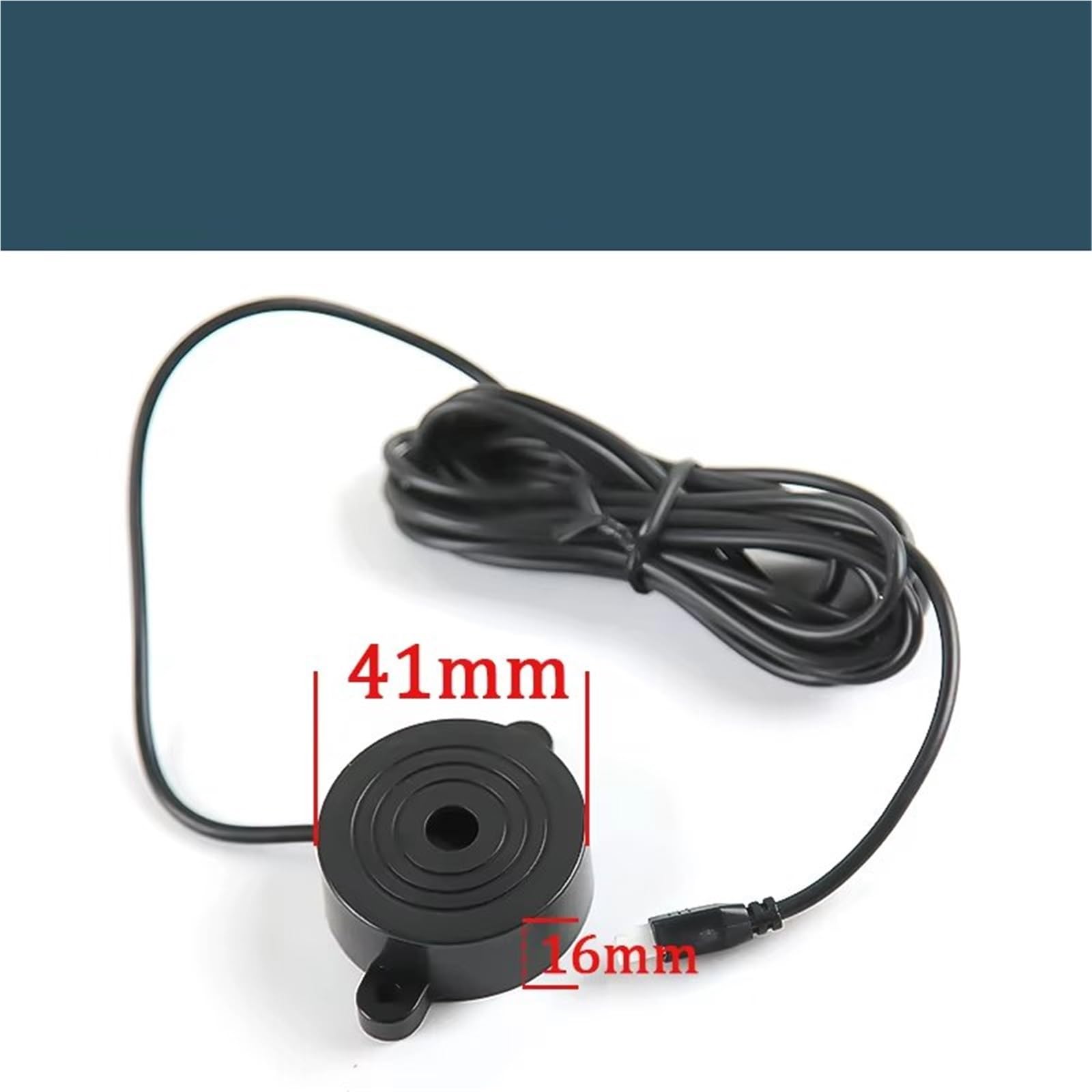 Aparcamiento asistido Kit De Sensores De Aparcamiento Coche 2 Sensores Pantalla De 22mm Radar De Marcha Atrás Alerta Sonora Control Distancia Monitores Para Punto Ciego(Yellow)