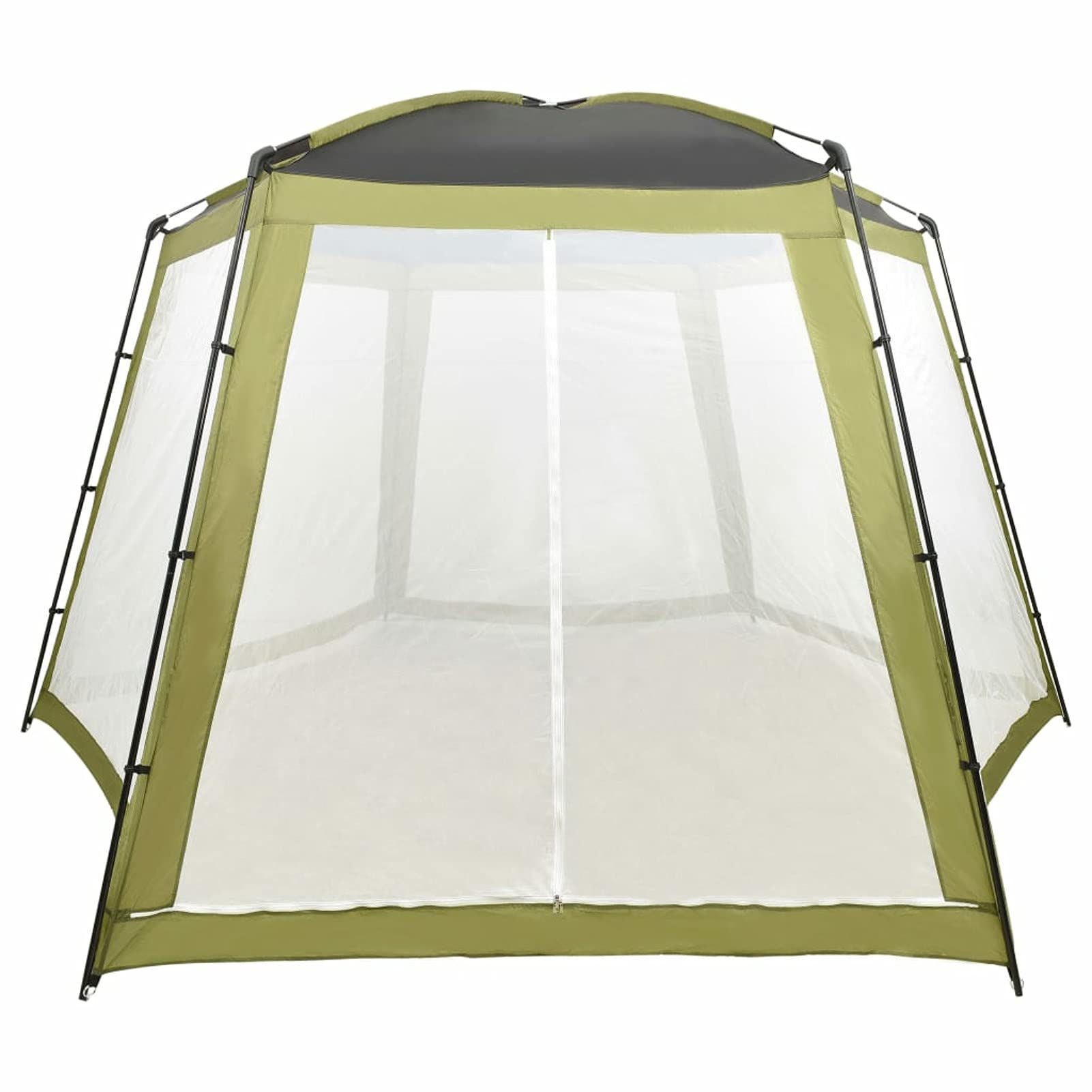 Tidyard Poolzelt Pooldach Poolabdeckung Pool Dach Poolüberdachung 500 x 433 x 250 cm Mit Mesh-Seitenwände,Pavillion Schwimmbadabdeckung Zelt für Pool, Poolzelt Pooldach Partyzelt Gartenpavillion