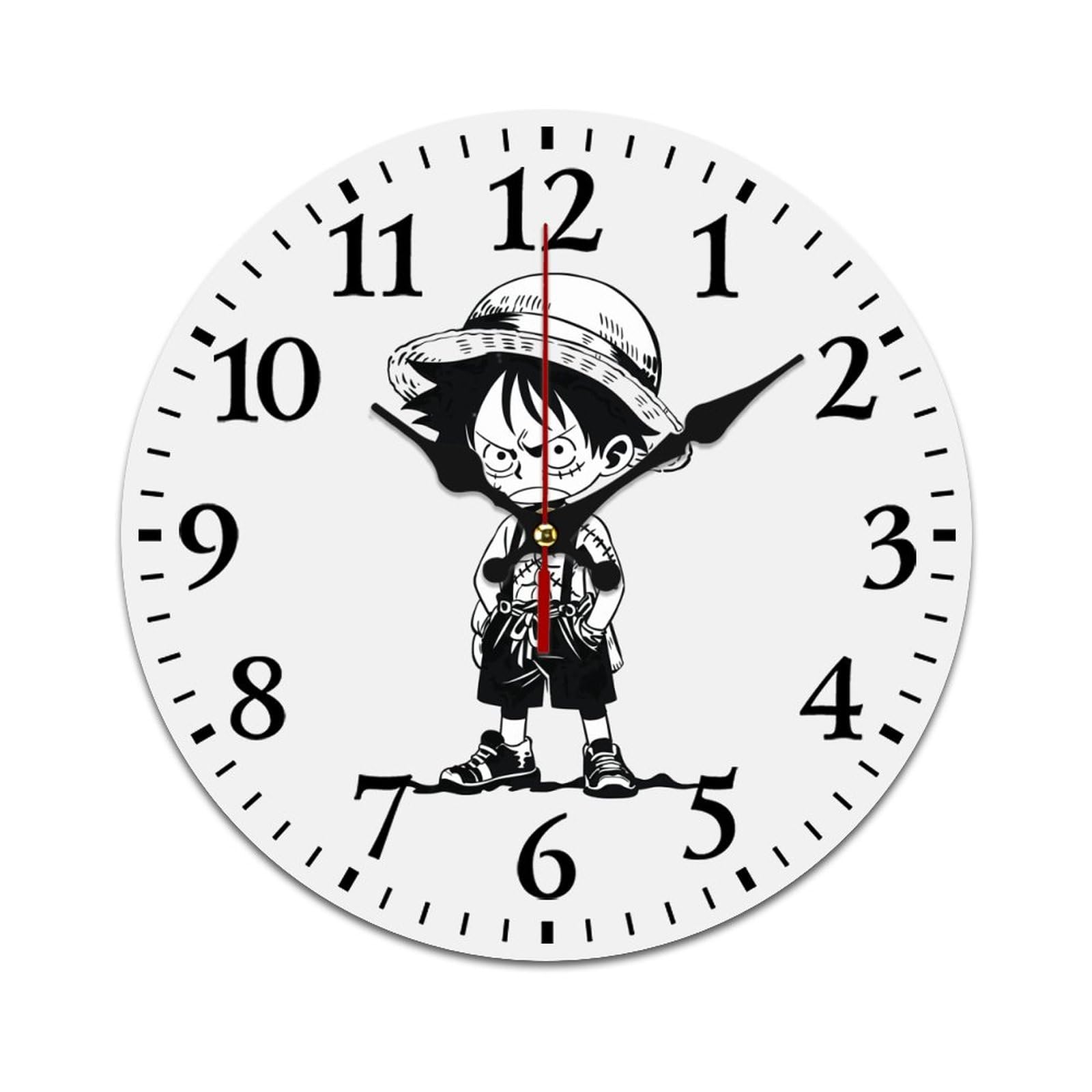 ONE PIECE ニカルフィ 静音掛時計 Amazon.co.jp: 掛け時計 ワンピース ルフィ ONE PIECE 壁掛け時計 時計