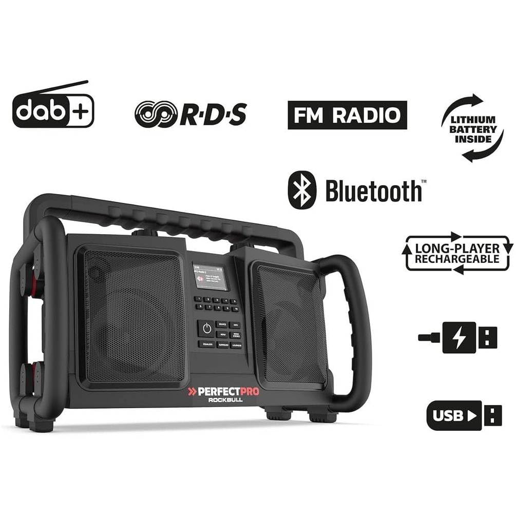 Radio de Chantier ROCKBULL - 7.23 kg - D-Work