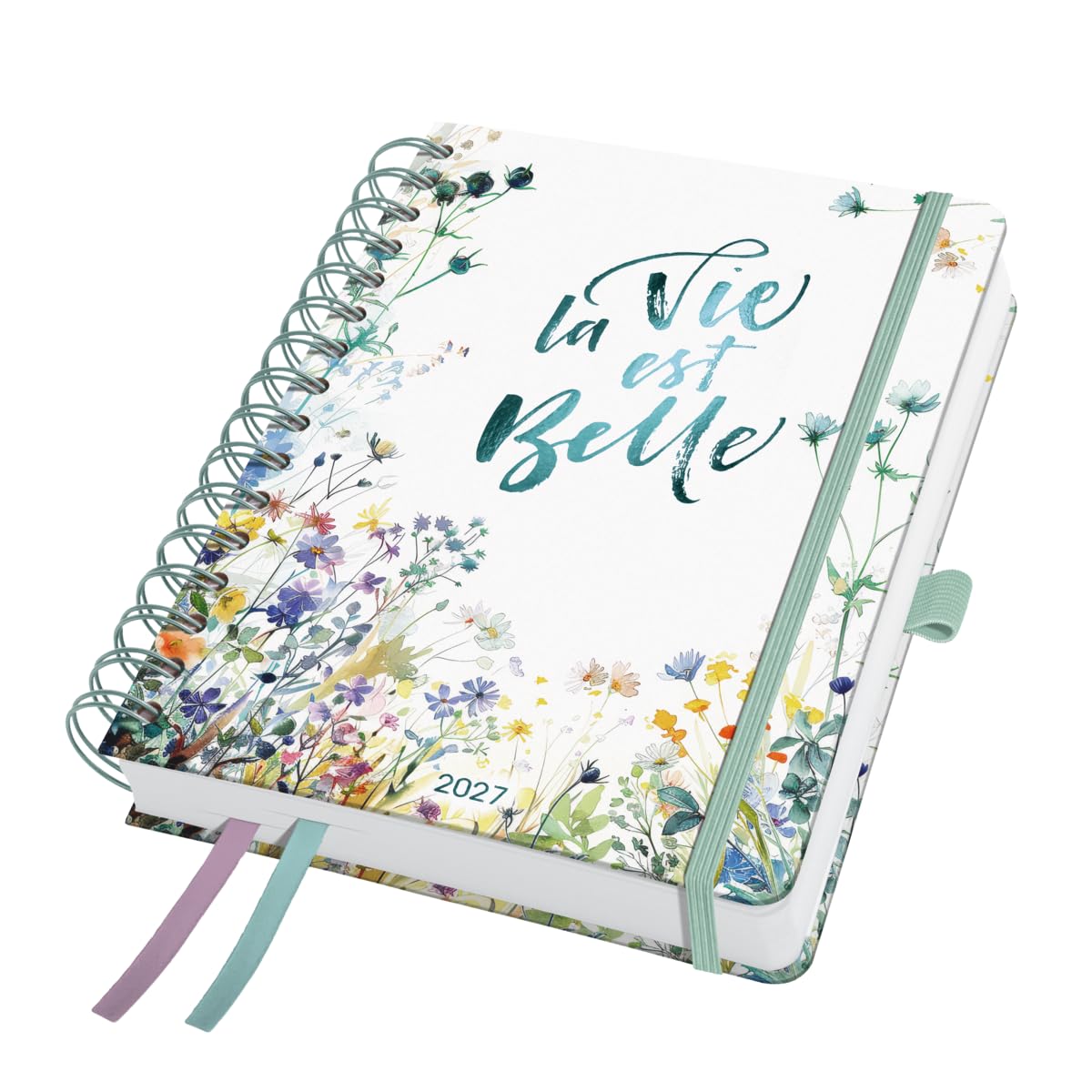 SIGEL Jolie 2027 spiral planner A5, hard cover