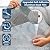 ZOWZOW Carpet Tiles Peel and Stick 24” x 24”, Self Adhesive Soft Padded Flooring Stickers, Light Gray Home Decor for Bedroom Living Room Office, 20 Tiles & 80 sq ft per Box