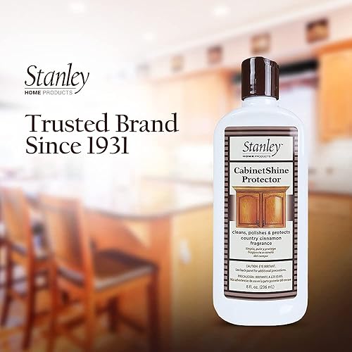 Vista 8 de STANLEY HOME PRODUCTS CabinetShine Protector – Limpiador de muebles y pulidor – Elimina el polvo, la suciedad y la mugre, restaura y renueva protege