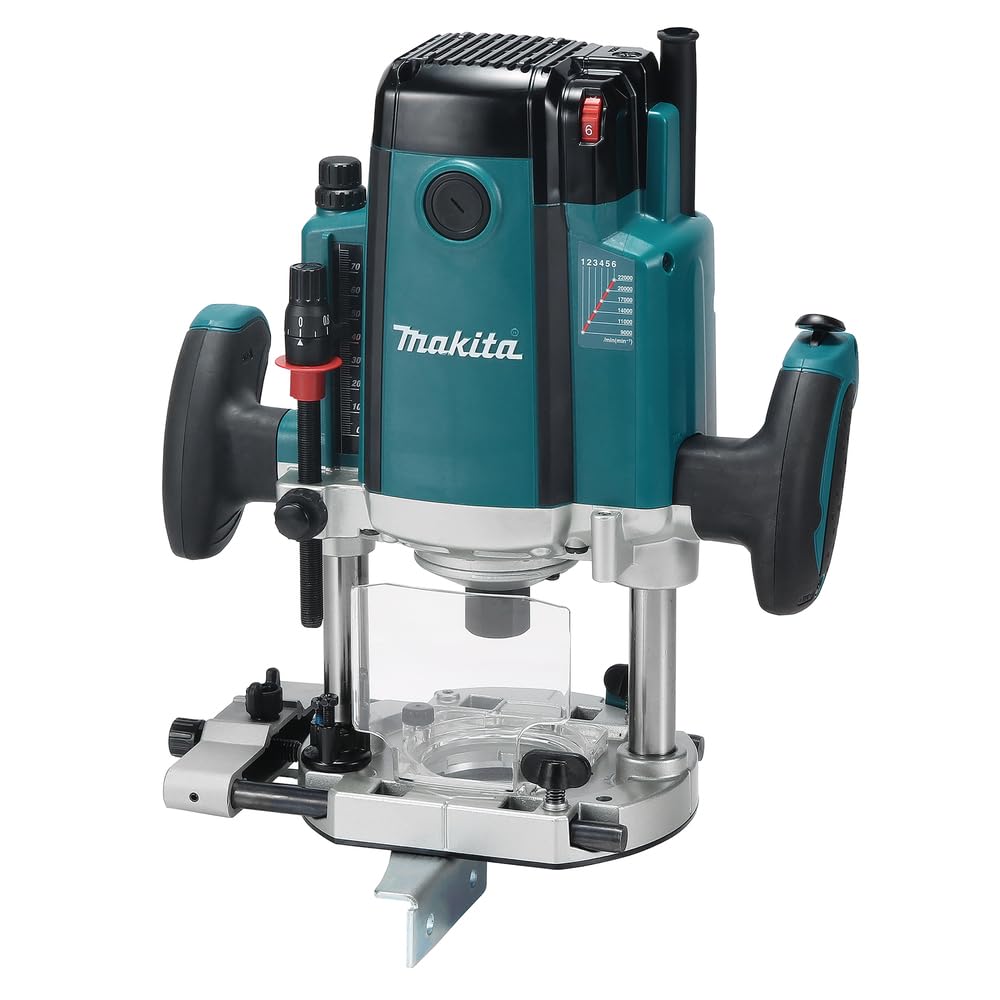 Makita Light Rp2303fc08/2 240V ½” Plunge Router Supplied In A Makpac Case