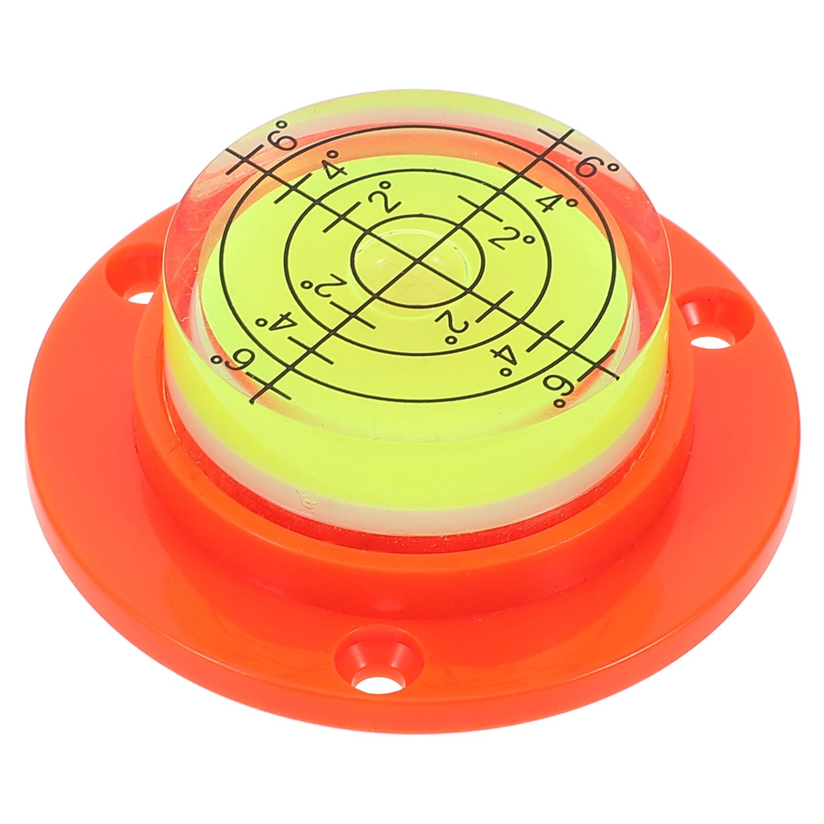 Generic Circular Bubble Level Round Spirit Levels Measuring Tool for Leveling Phonograph Camera Turntable Tripod Telescope Orange, 4.50X4.50X1.50CM, 14H02UPHJ71VF1118TBRD0