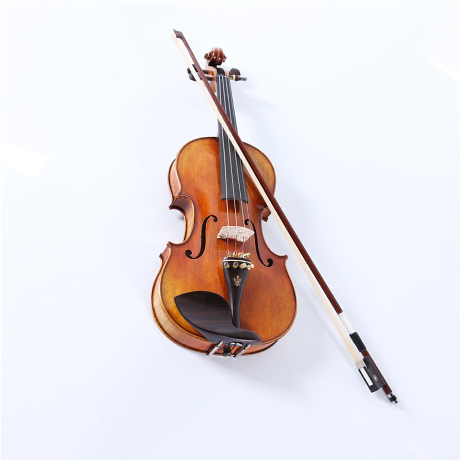 Geige Handgemachte Violine Professionelle Spielgeige Massivholzgeige Für Anfänger(1/8)
