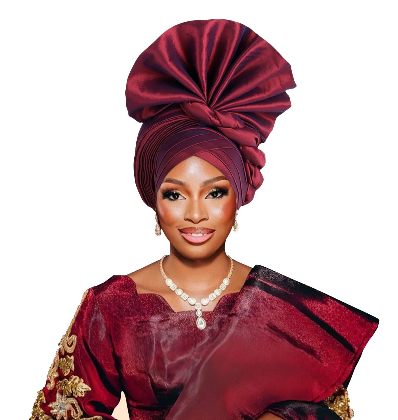 2024 African Female Turban Cap Women display picture 1