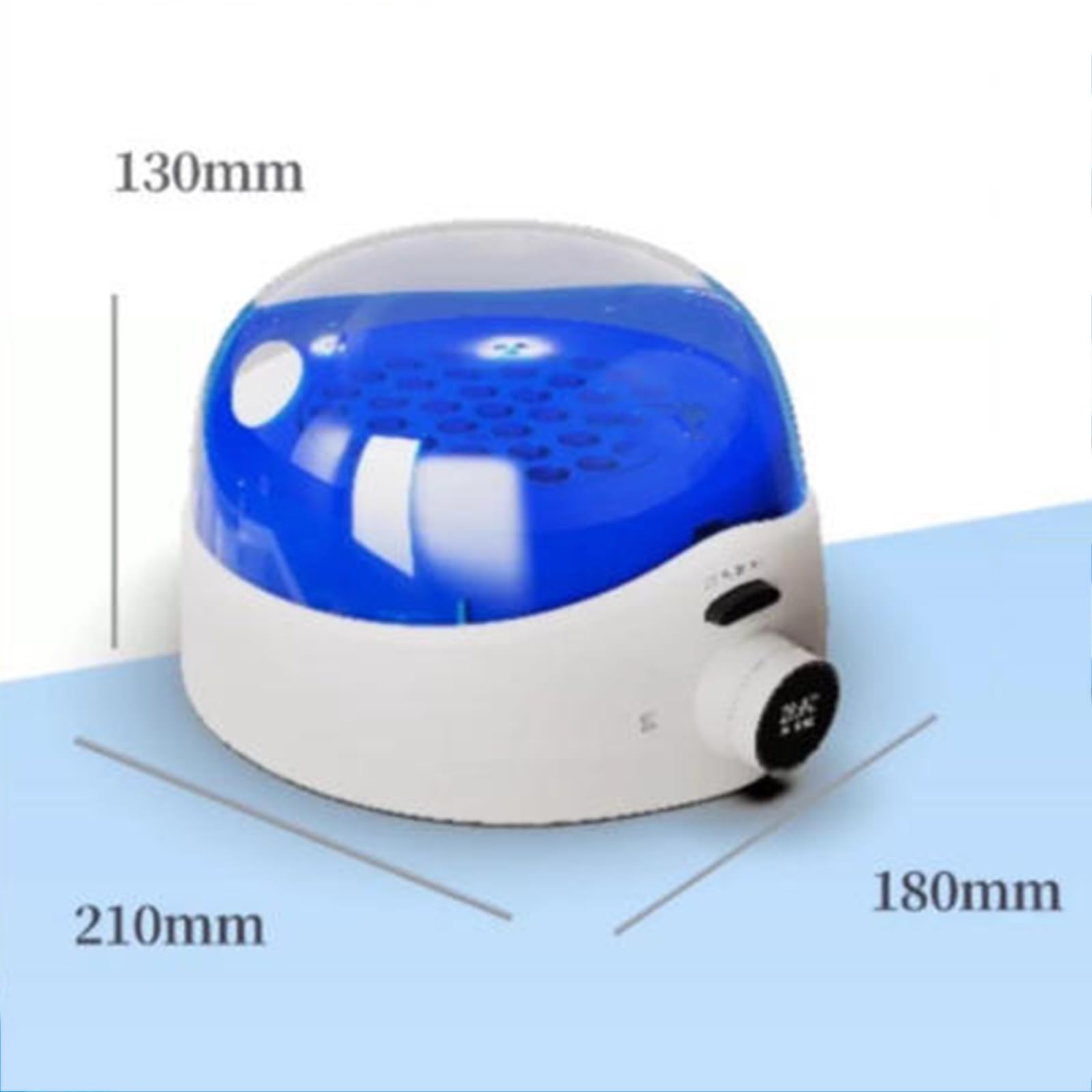 Baño María De Laboratorio, Mini Incubadora De Baño Seco, Calentador Metálico De Temperatura Constante RT-100 ℃, con Bloque Calefactor De 0,5×59 Orificios, Pantalla Táctil LED