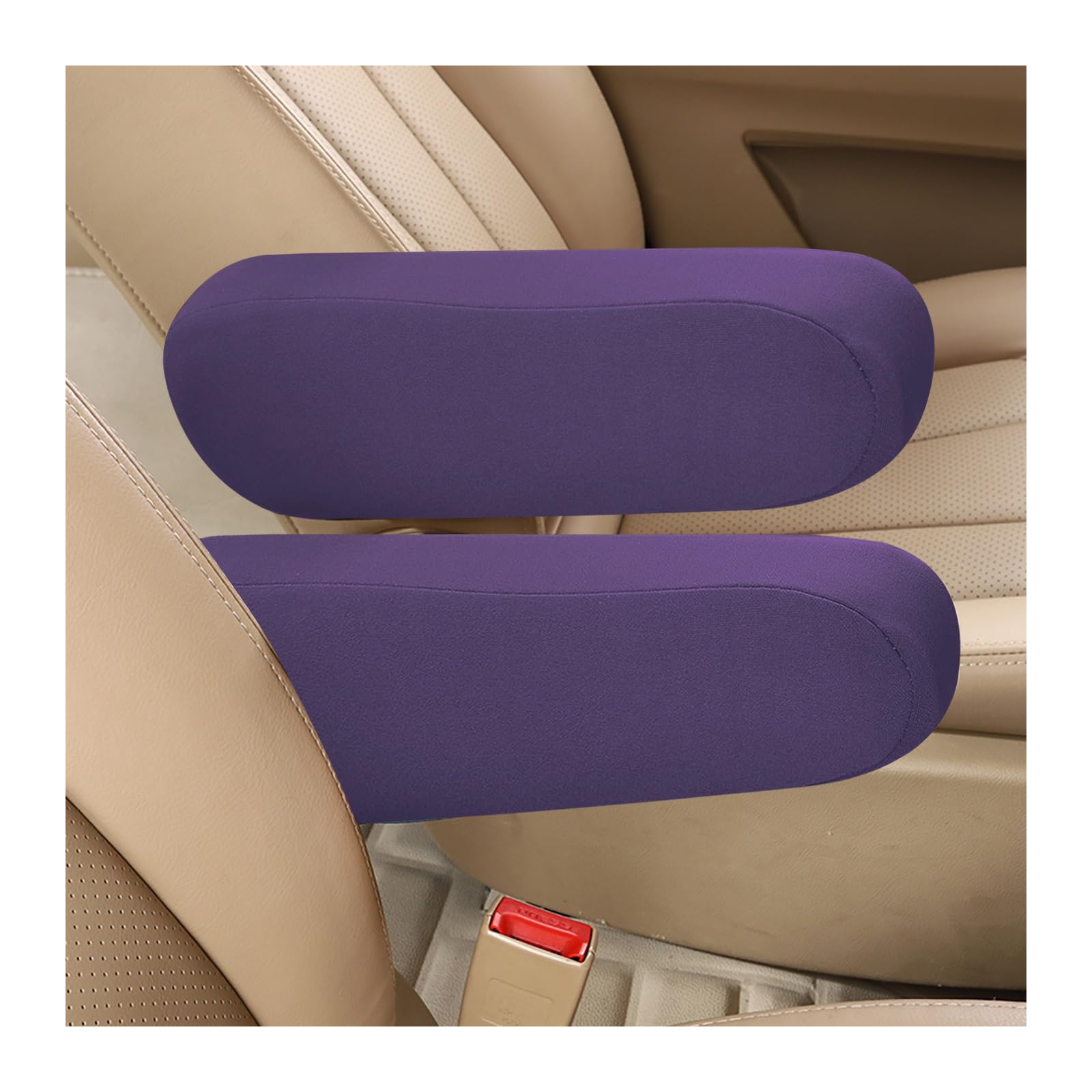 UHANBUT 2-Pack Car Armrest Covers – Elastic Fabric Seat Protectors For Cars, SUVs & Trucks (Green)