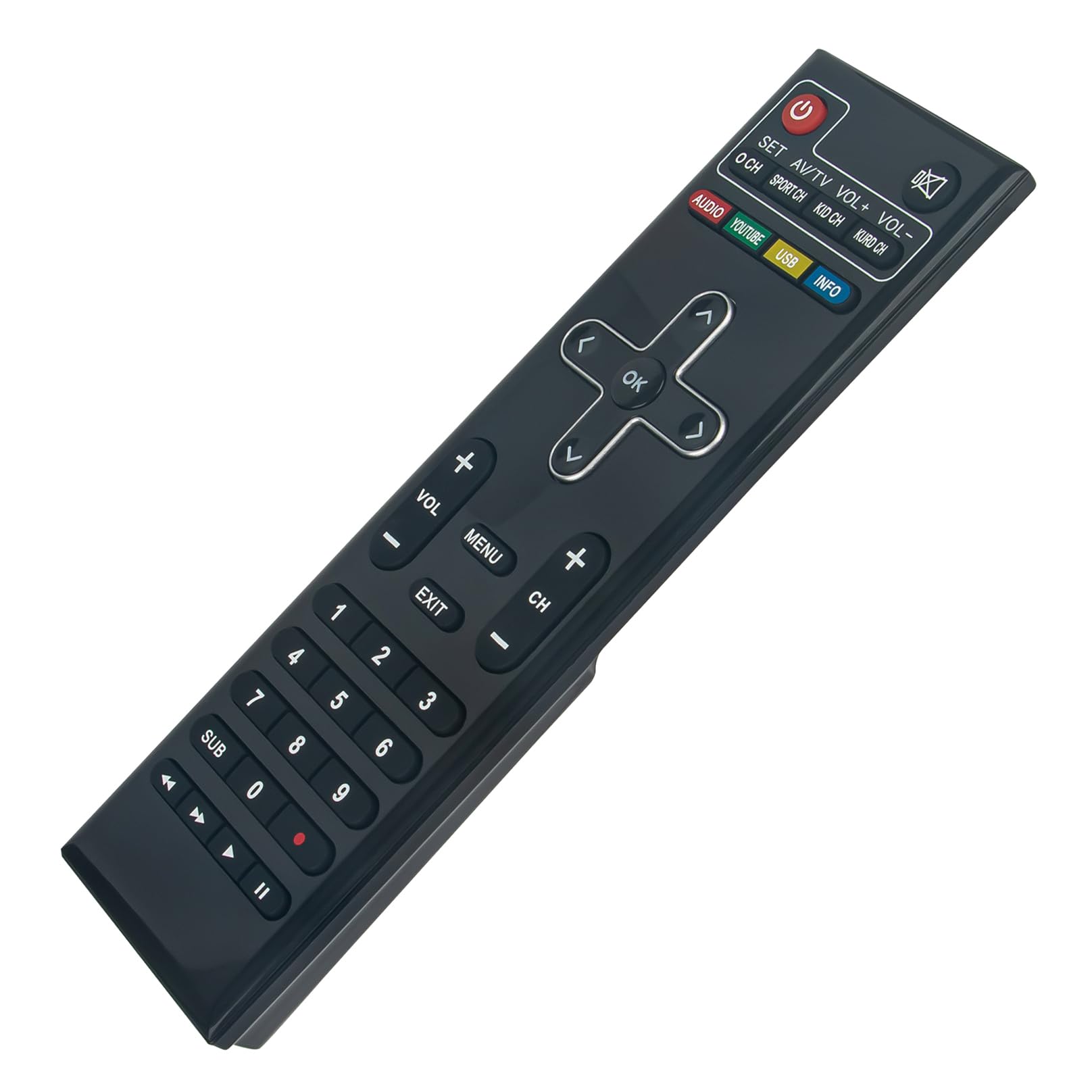 ALLIMITYLearning Replacement Remote Control -- fit for iSTAR Korea Remote Control A9000/ZEED4 A9000 Plus A9700 Plus A9500 Plus A8000 Plus Zeed 4
