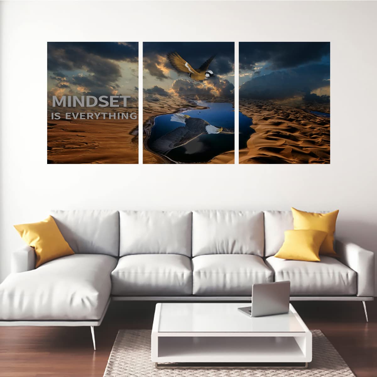 3 paneles de lienzo inspirador, arte de pared motivacional, arte de pared inspirador, citas de emprendedor, pintura para decoración del hogar, sala de estar, oficina, dormitorio, 36 pulgadas de ancho