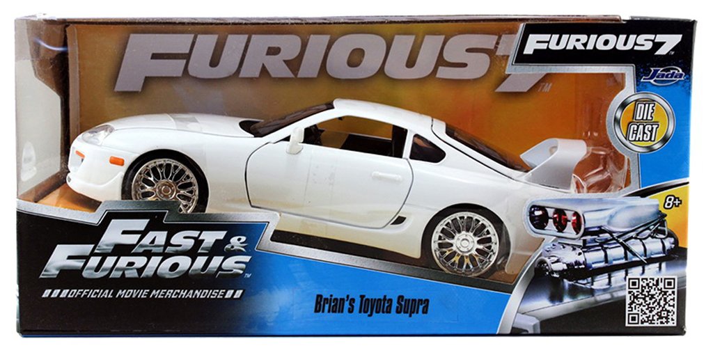 Amazon | jada toys 1/24 FAST&FURIOUS ミニカー BRIAN'S TOYOTA SUPRA