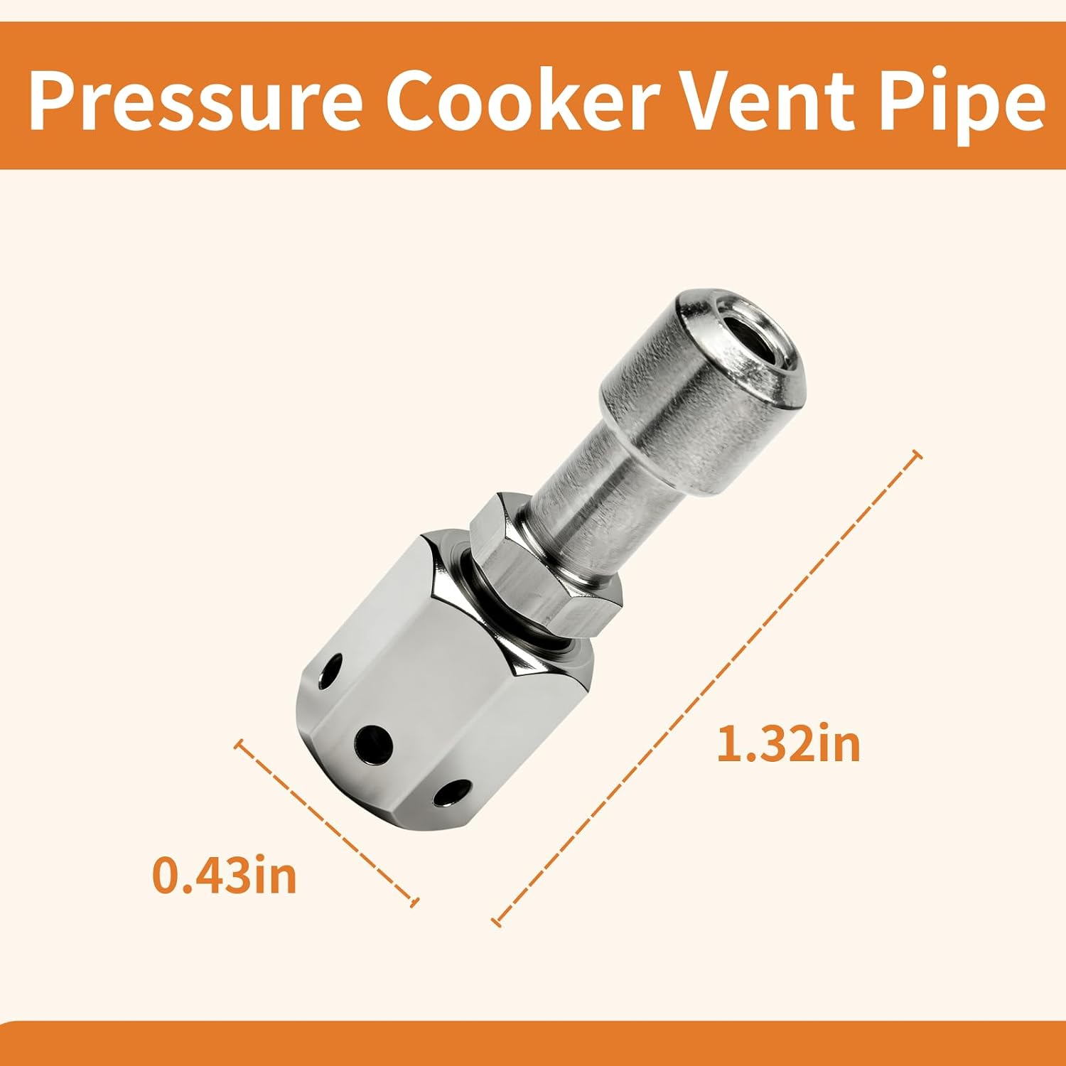 85608 Pressure Cooker Vent Pipe Replacement for Presto Pressure Cooker