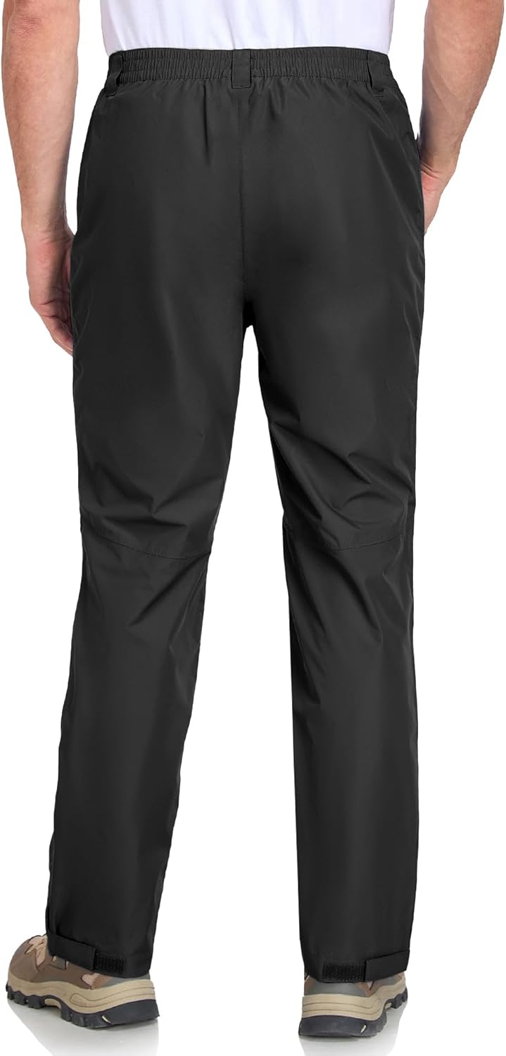 Little Donkey Andy Men's Hiking Pants Lightweight Windproof Outdoor Rain Waterproof Fishing Golf Pants for Men - Image 2