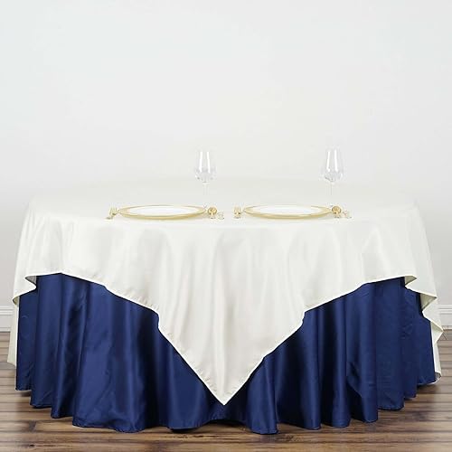 Miniatura 191 de Efavormart - Mantel redondo de poliéster de 90 pulgadas para cocina, comedor, catering, boda, fiesta de cumpleaños