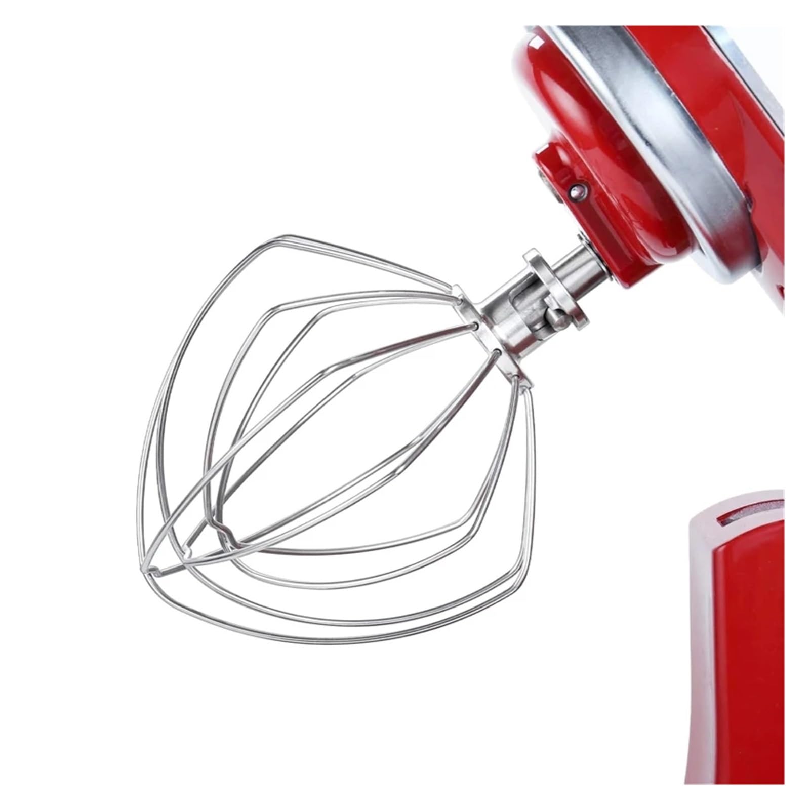Genérico Batidor de Crema de Huevo de 6 Hilos, Compatible con KitchenAid