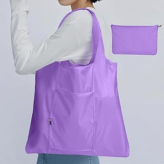 1 Pack Foldable Reusable Grocery Bag, Waterproof Reusable Shopping Bag Holder,Tote Bags Nylon Bags