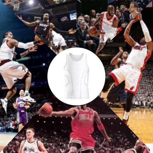 Miniatura 3 de Camiseta de compresión acolchada para hombre, protector de pecho para fútbol, paintball, béisbol, rugby, paintball..