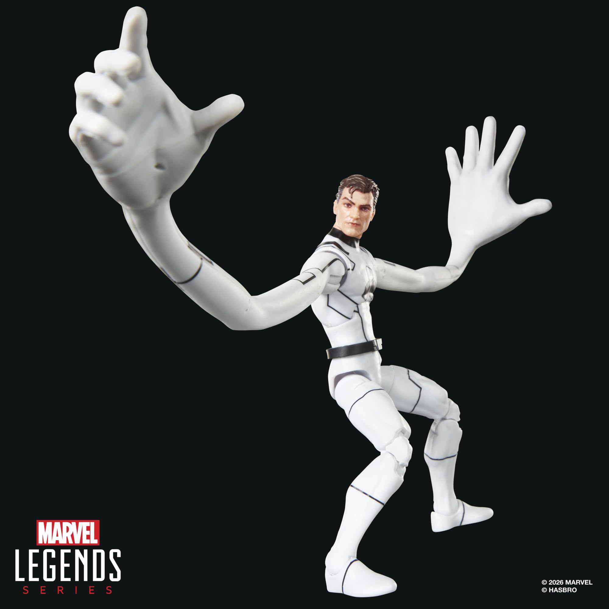 Hasbro Marvel Legends Series, Mister Fantastic e Spider-Man Future Foundation, confezione da 2 action figure collezionabili ispirate ai fumetti dei Fantastici Quattro da 15 cm