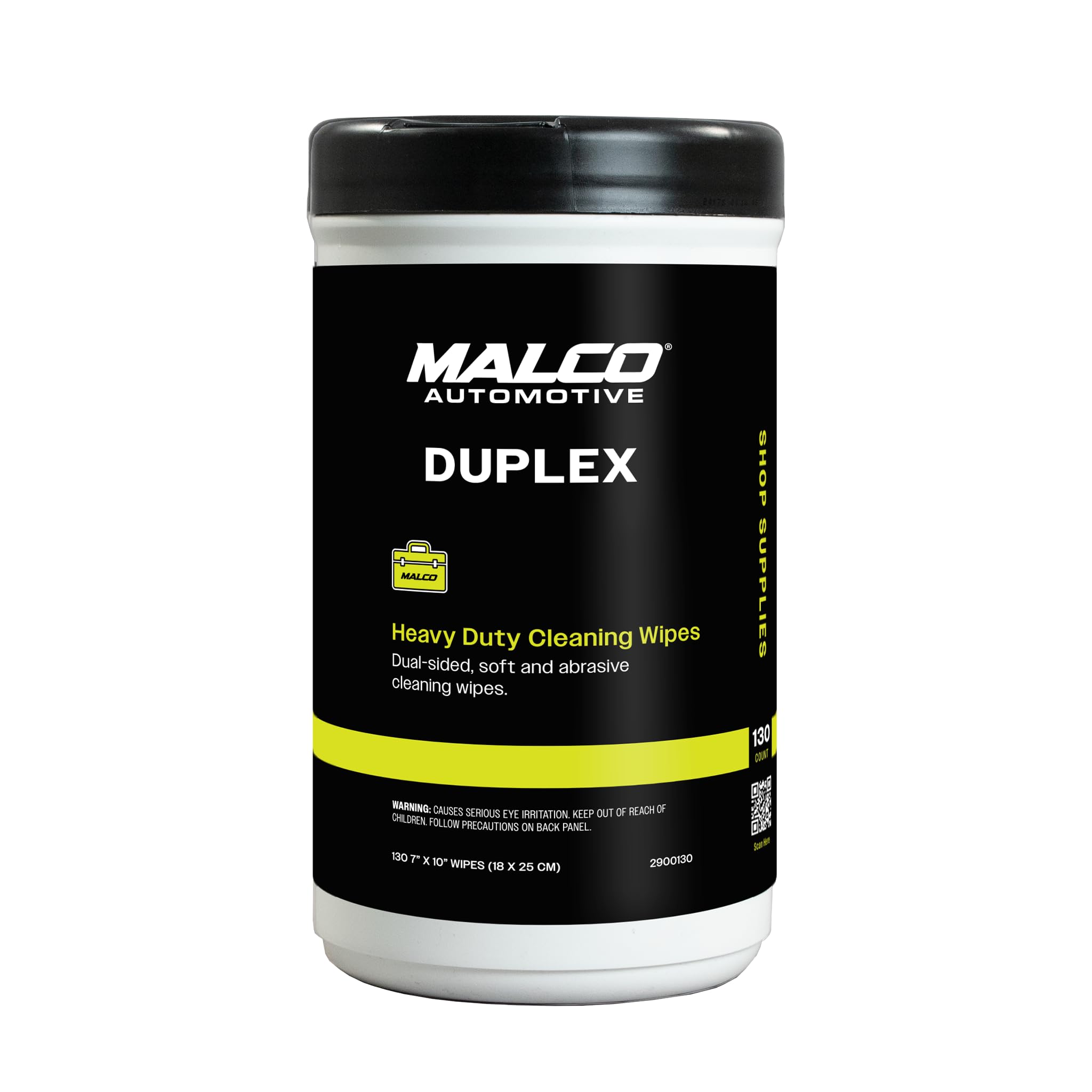 Sponsored Ad - Malco Duplex Heavy Duty Cleaning Wipes for Home and Auto - Dual Sided Textured, Wet Wipe/Removes Grease, Tar, Paint, Oil, Dirt/No Residue/Safe for Hands/Made in USA (130 Wipes)