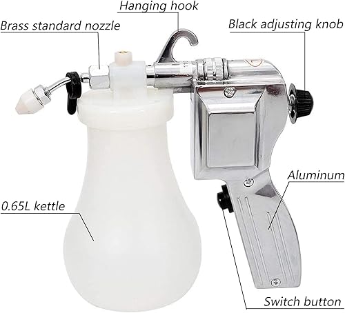Miniatura 3 de Pistola de pulverización de limpieza textil, pistola de presión de 40W 110VSpray Boquilla ajustable (USA STOCK)
