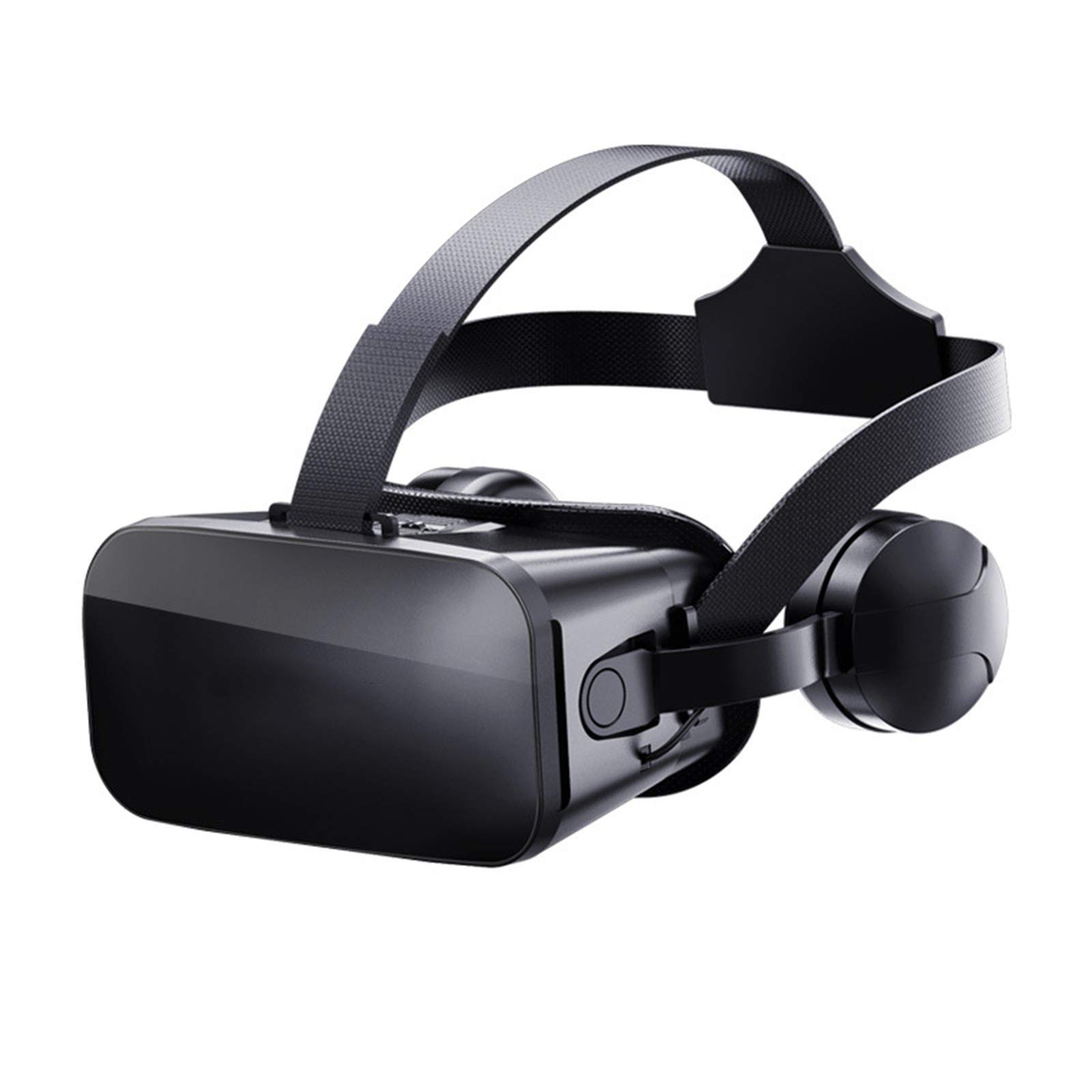 Occhiali VR 3D, Realtà Virtuale Visore, Realtà Virtuale VR Occhiali con Controller Bluetooth, Sportello Auricolare per Smartphone 4,5-6,0 Pollici
