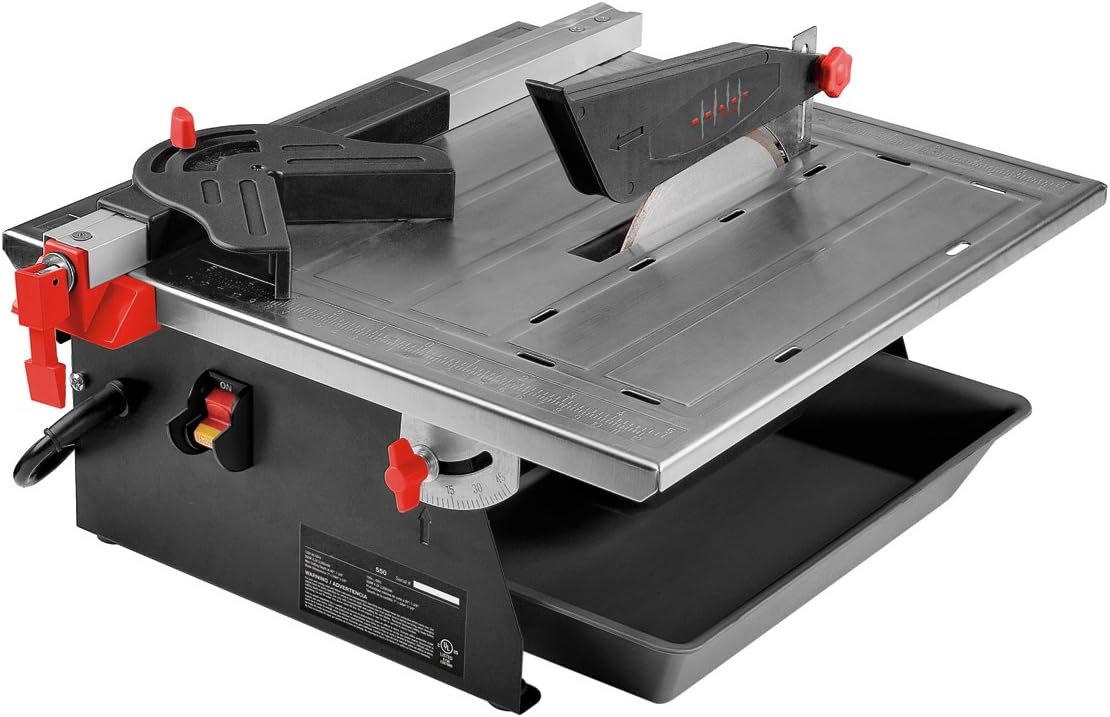 Lackmond WTS550 Beast Benchtop Wet Tile Saw, 7Inch Power Tile Saws